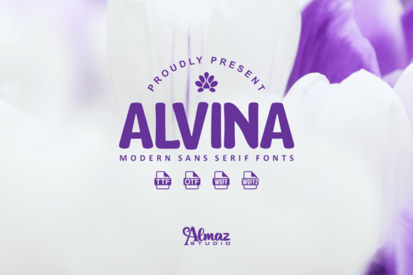 Alvina: A Modern Typeface for Strong Visual Identity