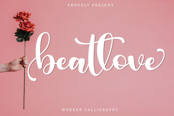 Beatlove: A Handwritten Font for Romantic Design
