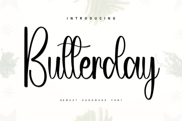 Butterday: The Sweet Handwritten Font for Cozy Design