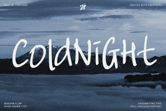 Coldnight: The Modern Handwritten Font for Authentic Design