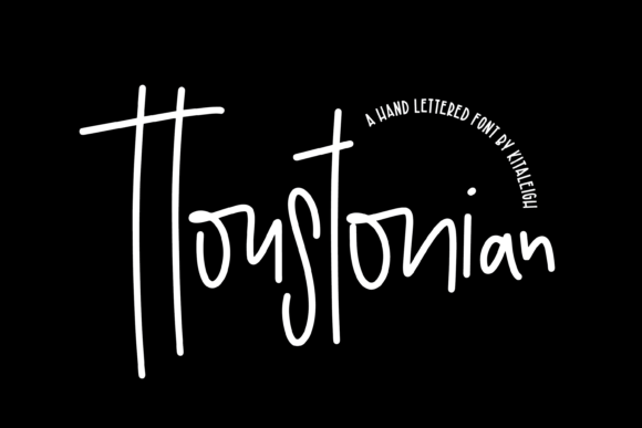 Houstonian: A Hand-Lettered Font for Elegant Branding