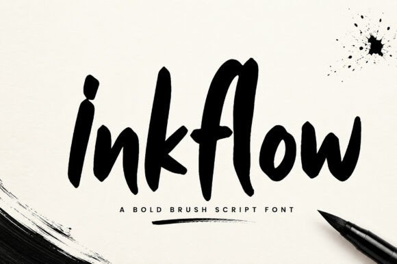 Inkflow: The Brush Script Font for Dynamic Branding