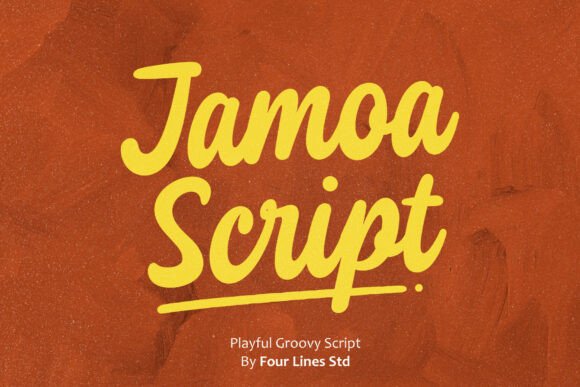 Jamoa Script: Infusing Design with Sunny, Handcrafted Charm