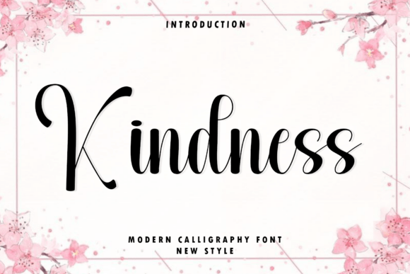 Kindness Font: Modern Elegance for Designers