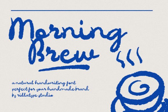 Morning Brew: The Handwritten Script Font for Authentic Design