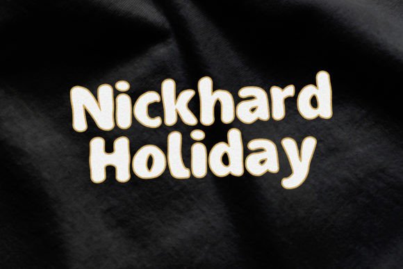 Nickhard Holiday: A Modern Handwritten Font for Stunning Design