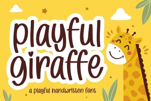 Playful Giraffe: A Font That Brings Whimsy to Design