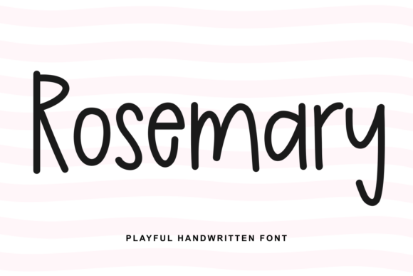 Rosemary: A Handwritten Font with Modern Charm