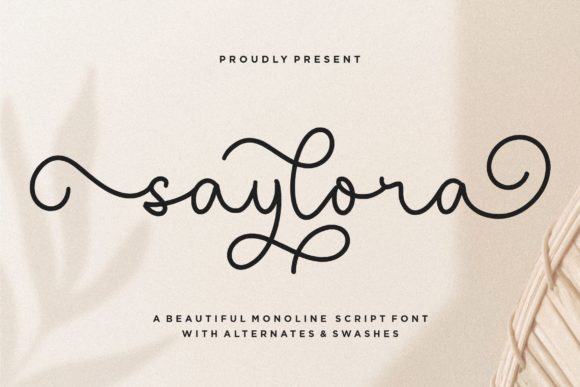 Saylora: The Elegant Handwritten Font for Luxurious Design