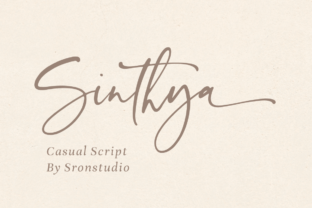 Sinthya: The Handwritten Font for Authentic Design