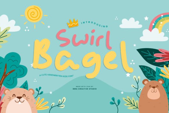 Swirl Bagel: A Whimsical Font for Playful Designs